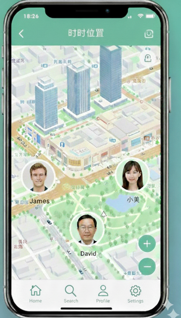时时位置 APP 截图